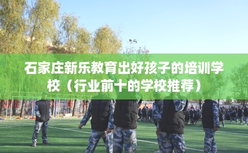石家庄新乐教育出好孩子的培训学校（行业前十的学校推荐）
