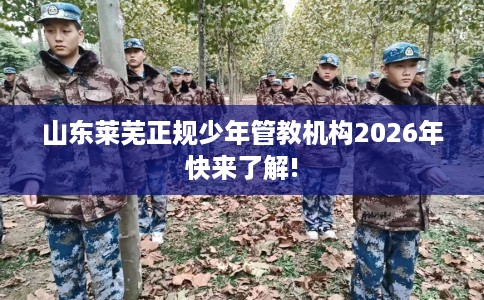 山东莱芜正规少年管教机构2026年快来了解!