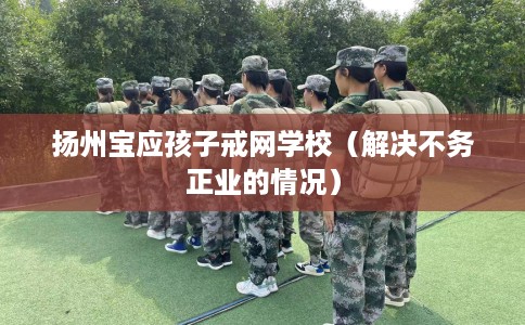 扬州宝应孩子戒网学校（解决不务正业的情况）