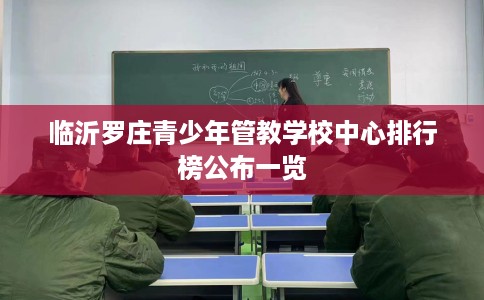 临沂罗庄青少年管教学校中心排行榜公布一览