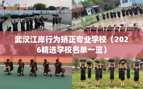 武汉江岸行为矫正专业学校（2026精选学校名单一览）