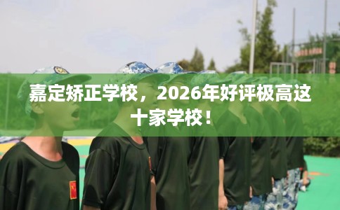 嘉定矫正学校，2026年好评极高这十家学校！