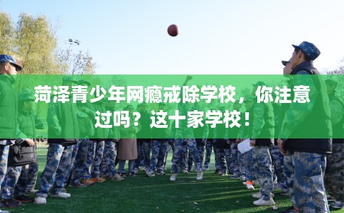 菏泽青少年网瘾戒除学校，你注意过吗？这十家学校！