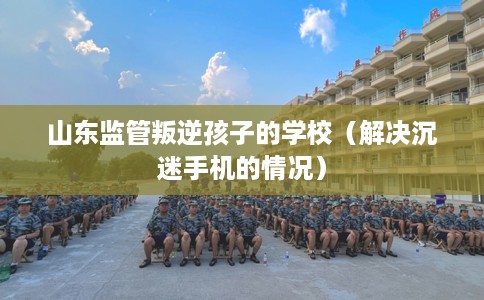 山东监管叛逆孩子的学校（解决沉迷手机的情况）