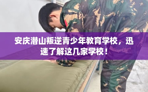 安庆潜山叛逆青少年教育学校，迅速了解这几家学校！
