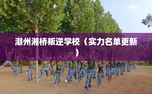 潮州湘桥叛逆学校（实力名单更新）