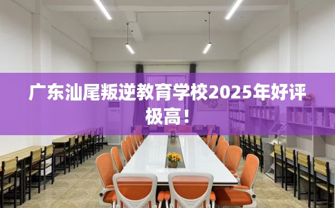 广东汕尾叛逆教育学校2025年好评极高！