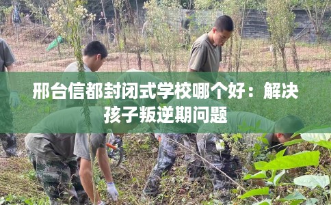 邢台信都封闭式学校哪个好：解决孩子叛逆期问题