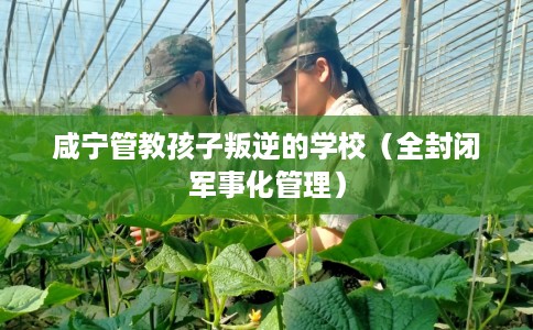 咸宁管教孩子叛逆的学校（全封闭军事化管理）