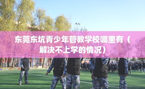 东莞东坑青少年管教学校哪里有（解决不上学的情况）