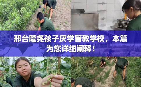 邢台隆尧孩子厌学管教学校，本篇为您详细阐释！