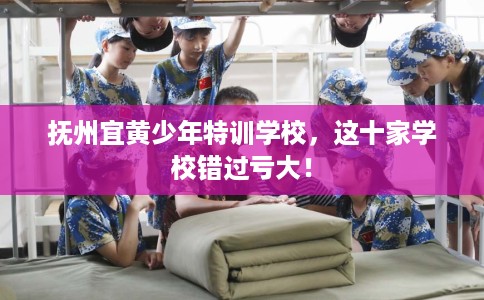 抚州宜黄少年特训学校，这十家学校错过亏大！