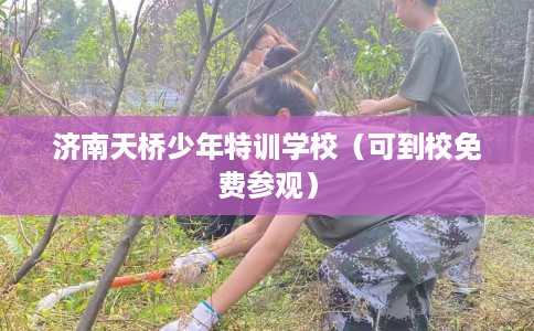 济南天桥少年特训学校（可到校免费参观）