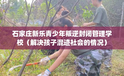 石家庄新乐青少年叛逆封闭管理学校（解决孩子混迹社会的情况）