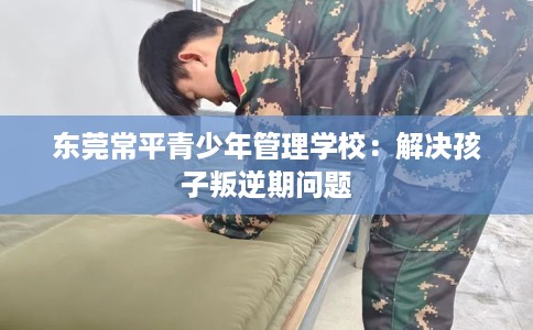 东莞常平青少年管理学校：解决孩子叛逆期问题