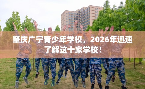 肇庆广宁青少年学校，2026年迅速了解这十家学校！
