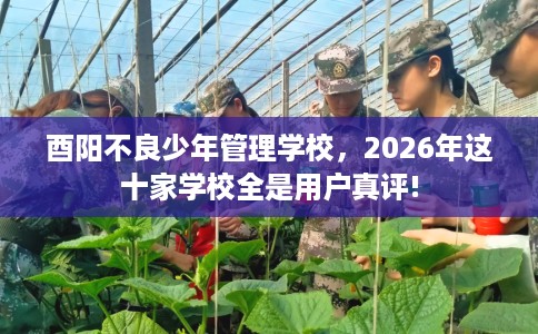 酉阳不良少年管理学校，2026年这十家学校全是用户真评!