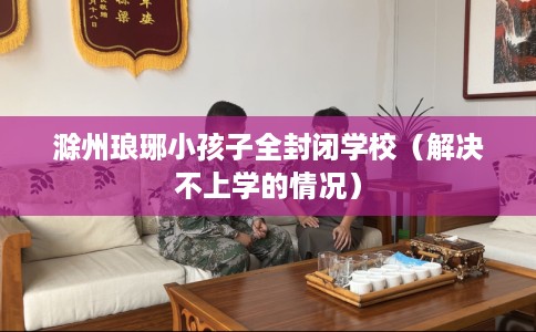 滁州琅琊小孩子全封闭学校（解决不上学的情况）