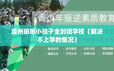 滁州琅琊小孩子全封闭学校（解决不上学的情况）