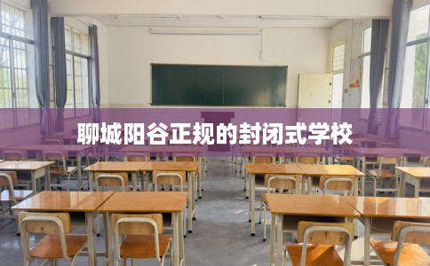 聊城阳谷正规的封闭式学校