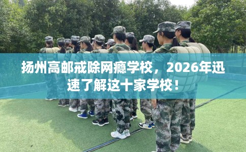 扬州高邮戒除网瘾学校，2026年迅速了解这十家学校！