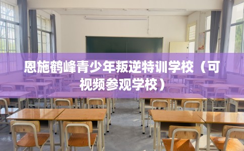 恩施鹤峰青少年叛逆特训学校（可视频参观学校）