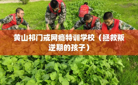 黄山祁门戒网瘾特训学校（拯救叛逆期的孩子）