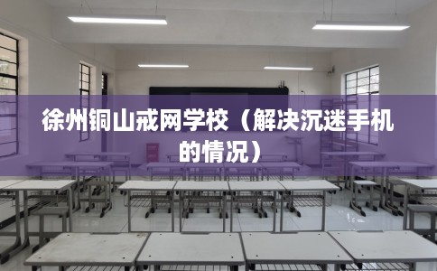 徐州铜山戒网学校（解决沉迷手机的情况）