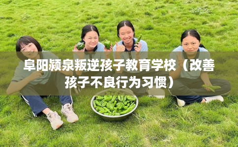 阜阳颍泉叛逆孩子教育学校（改善孩子不良行为习惯）