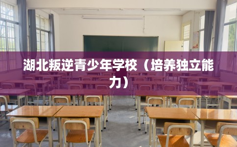 湖北叛逆青少年学校（培养独立能力）