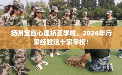 扬州宝应心理矫正学校，2026年行家经验这十家学校！