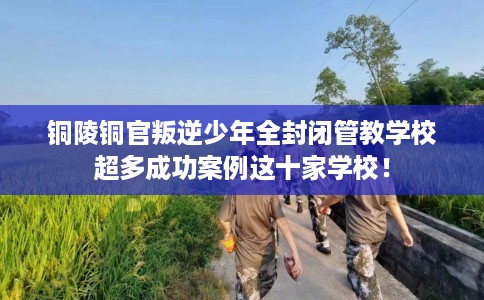 铜陵铜官叛逆少年全封闭管教学校超多成功案例这十家学校！