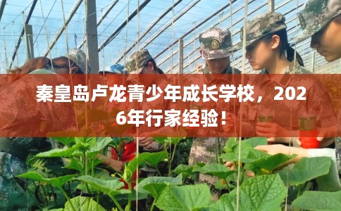 秦皇岛卢龙青少年成长学校，2026年行家经验！