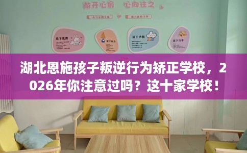 湖北恩施孩子叛逆行为矫正学校，2026年你注意过吗？这十家学校！