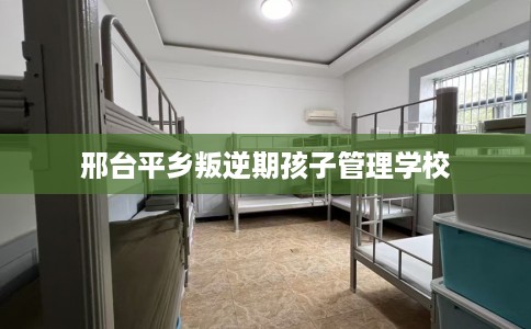 邢台平乡叛逆期孩子管理学校