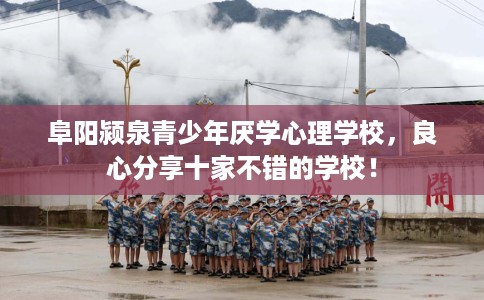 阜阳颍泉青少年厌学心理学校，良心分享十家不错的学校！