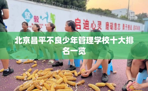 北京昌平不良少年管理学校十大排名一览