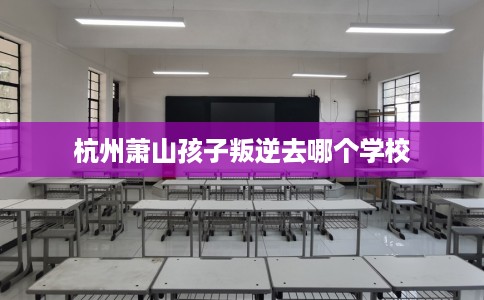 杭州萧山孩子叛逆去哪个学校