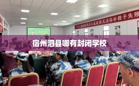 宿州泗县哪有封闭学校