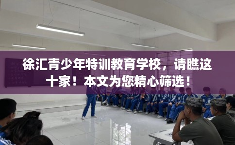 徐汇青少年特训教育学校，请瞧这十家！本文为您精心筛选！