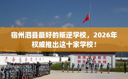 宿州泗县最好的叛逆学校，2026年权威推出这十家学校！
