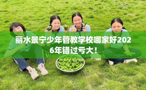丽水景宁少年管教学校哪家好2026年错过亏大！