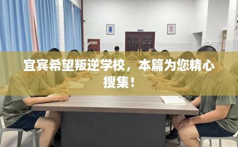 宜宾希望叛逆学校，本篇为您精心搜集！