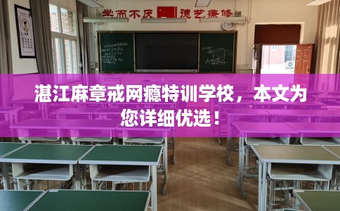 湛江麻章戒网瘾特训学校，本文为您详细优选！