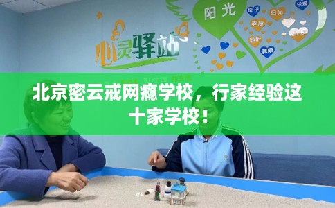 北京密云戒网瘾学校，行家经验这十家学校！