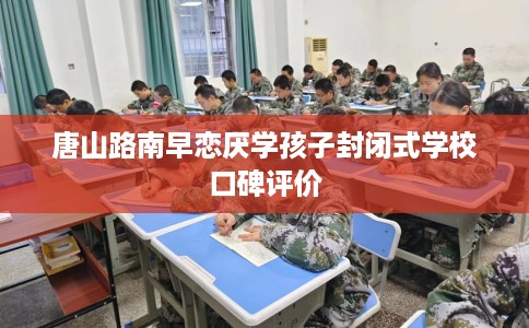 唐山路南早恋厌学孩子封闭式学校口碑评价