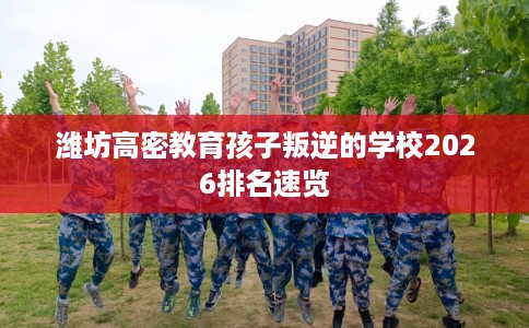 潍坊高密教育孩子叛逆的学校2026排名速览