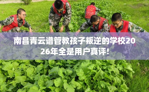 南昌青云谱管教孩子叛逆的学校2026年全是用户真评!