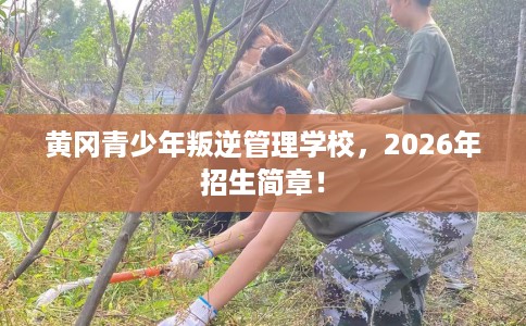 黄冈青少年叛逆管理学校，2026年招生简章！