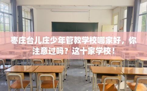 枣庄台儿庄少年管教学校哪家好，你注意过吗？这十家学校！